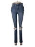 Free People Hearts Blue Jeans Size 28 waist - photo 1