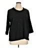 Quacker Factory Black Pullover Sweater Size 1X - photo 1
