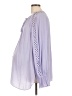 FOR 2 by Ramy Brook 100% Polyester Purple Long Sleeve Blouse Size L - photo 5