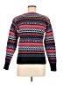 Meister 100% Wool Print Black Wool Pullover Sweater Size M - photo 1