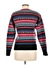 Meister 100% Wool Print Black Wool Pullover Sweater Size M - photo 2