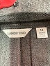 Lands' End Solid Gray Formal Skirt Size 14 - photo 4