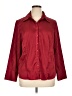 Covington Stripes Burgundy 3/4 Sleeve Blouse Size 18W - photo 1