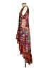 RUBY YAYA 100% Polyester Print Orange Casual Dress Size S - photo 5