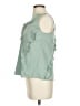 Listicle Green Sleeveless Blouse Size S - photo 5