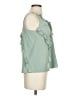 Listicle Green Sleeveless Blouse Size S - photo 4