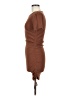 Zara Solid Brown Casual Dress Size M - photo 5