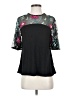 Kim & Cami Black 3/4 Sleeve Top Size S - photo 1