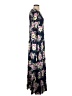 Unbranded Floral Blue Casual Dress Size S - photo 4