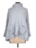 Ann Taylor LOFT Blue Poncho Size L - photo 1