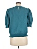 VOY 100% Polyester Teal 3/4 Sleeve Top Size M - photo 2