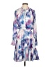 Ellen Tracy 100% Polyester Tie-dye Blue Casual Dress Size XS - photo 1