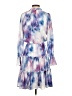 Ellen Tracy 100% Polyester Tie-dye Blue Casual Dress Size XS - photo 2