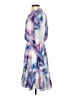 Ellen Tracy 100% Polyester Tie-dye Blue Casual Dress Size XS - photo 5