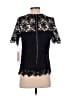 NANETTE Nanette Lepore 100% Polyester Black Short Sleeve Top Size S - photo 2
