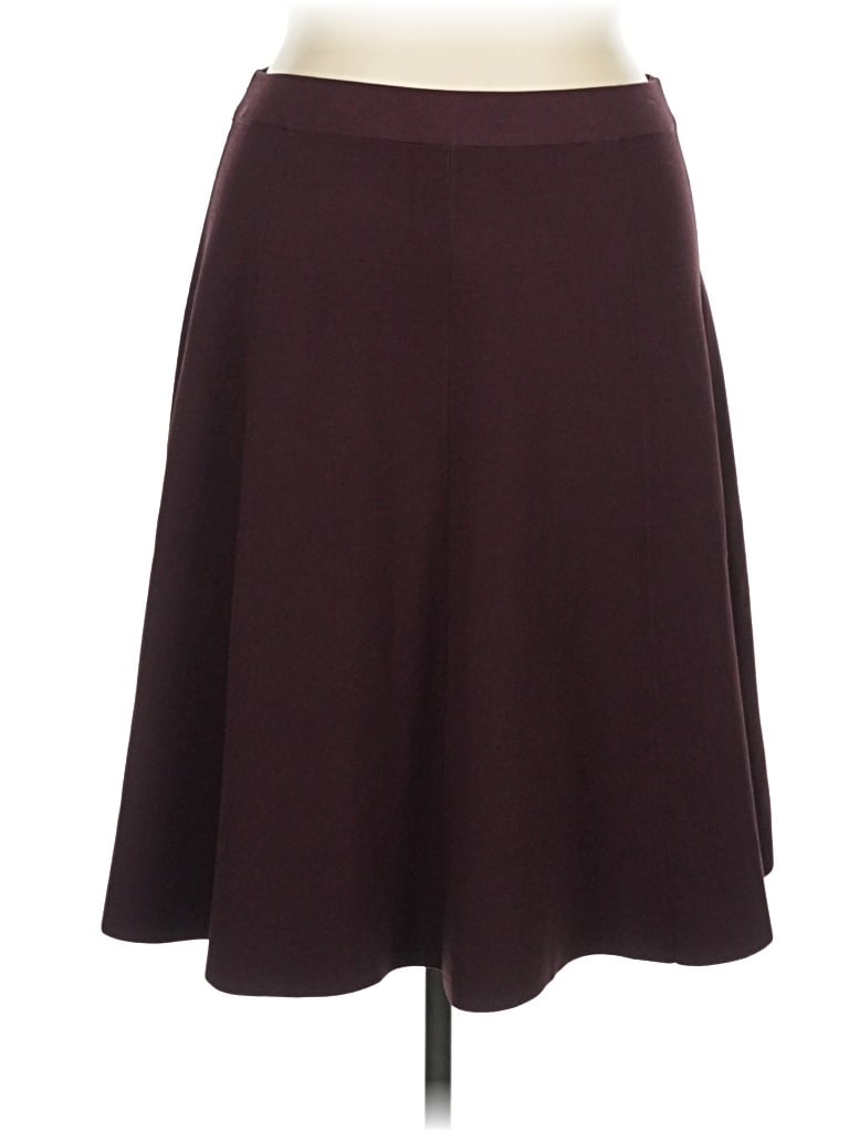 Pre-owned Mm. Lafleur Formal Skirt In Burgundy