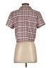 Shein 100% Polyester Pink Short Sleeve Blouse Size S - photo 2