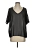 G-Star 100% Polyester Black Gray Short Sleeve Blouse Size S - photo 1