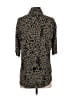 Zara 100% Viscose Animal Print Black 3/4 Sleeve Blouse Size XS - photo 2