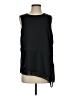 Black Label by Chico's 100% Polyester Black Sleeveless Blouse Size Sm (0) - photo 1