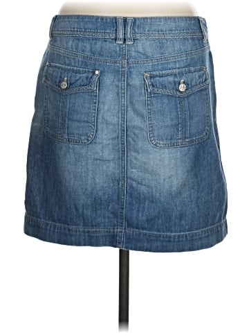 White House Black Market Denim Skirt (view 2)