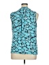 Crosby 100% Polyester Teal Sleeveless Blouse Size XL - photo 2