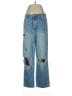 Forever 21 Graphic Blue Jeans Size 29 waist - photo 1