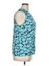 Crosby 100% Polyester Teal Sleeveless Blouse Size XL - photo 4