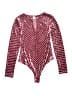 Lulus Burgundy Bodysuit Size L - photo 2