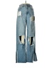 Assorted Brands Color Block Blue Jeans Size 0 - photo 1
