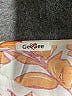 GeeGee Orange Short Sleeve Blouse Size M - photo 7