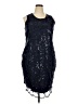 Unbranded 100% Polyester Blue Cocktail Dress Size 2X - photo 1