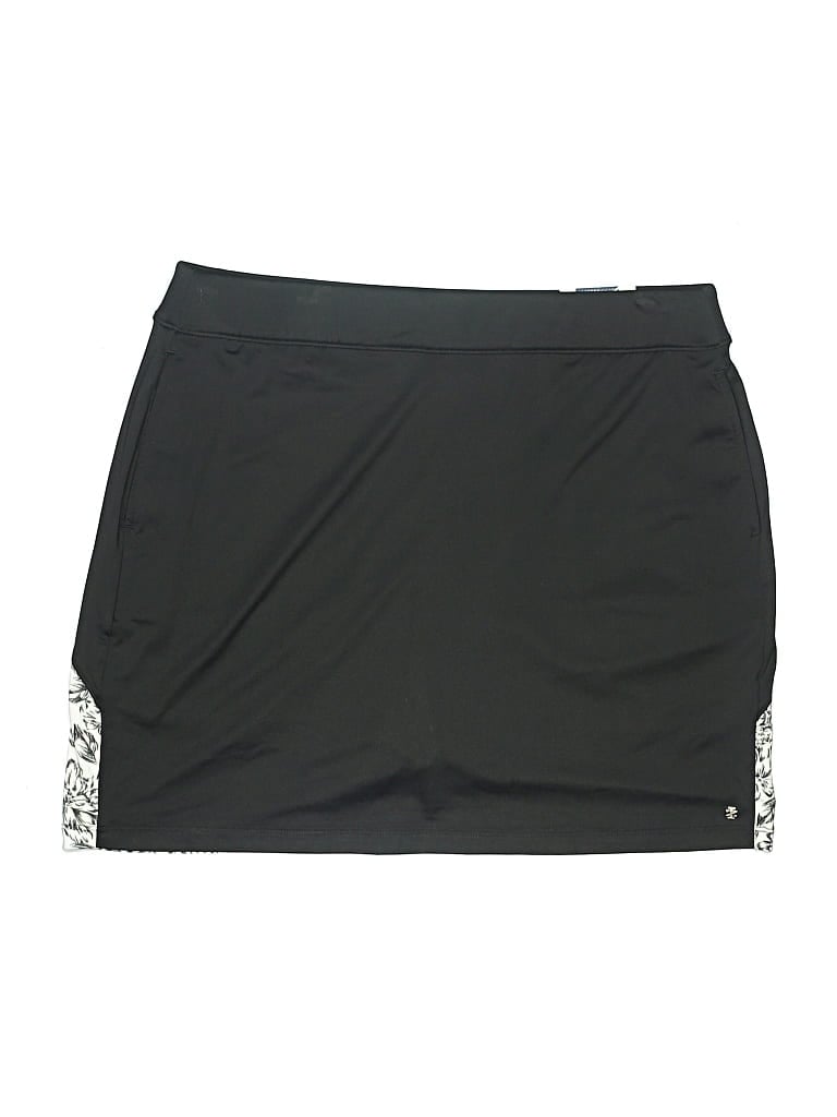 Pre-owned Izod Golf Casual Skirt In Black