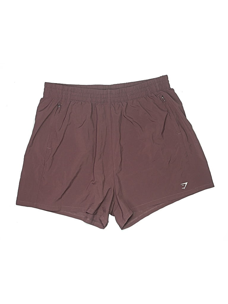 Pre-owned Gymshark Athletic Shorts In Brown