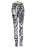 Lululemon Athletica Graphic Silver Black Leggings Size 6 - photo 1
