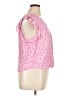 On 34th 100% Viscose Pink Short Sleeve Blouse Size XL - photo 4