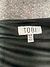 TOBI 100% Viscose Solid Black Formal Skirt Size S - photo 4