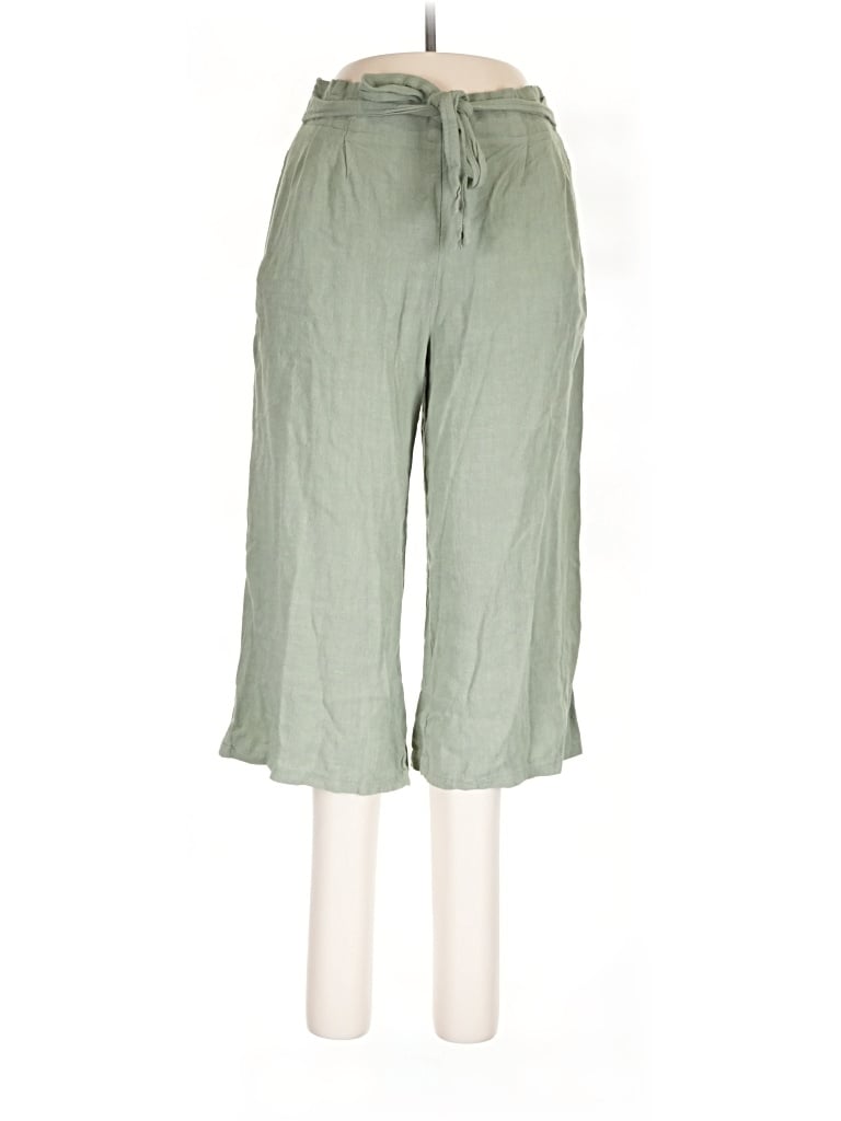 Click to view more detailed imagery on our partner's website Pre-owned Potter's Pot Linen Pants In Green