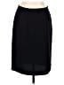 Yansi Fugel 100% Polyester Solid Black Formal Skirt Size 10 - photo 1