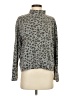 Sundry Animal Print Gray Turtleneck Sweater Size Sm (1) - photo 1