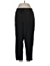 Lou & Grey Solid Black Casual Pants Size L - photo 1