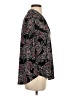 Charter Club Paisley Black 3/4 Sleeve Blouse Size S - photo 4
