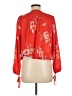 Collective Concepts 100% Polyester Red Long Sleeve Blouse Size M (petite) - photo 2
