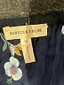 Rebecca Taylor 100% Polyester Floral Black Blue Jumpsuit Size 10 - photo 4