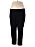 Crown & Ivy Solid Black Active Pants Size 18w - photo 1