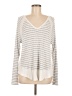 Time and Tru Silver Pullover Sweater Size L - photo 1