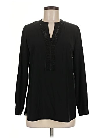Leggiadro Long Sleeve Silk Top (view 1)