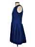 VERTIGO Solid Blue Cocktail Dress Size XS - photo 5