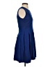VERTIGO Solid Blue Cocktail Dress Size XS - photo 4