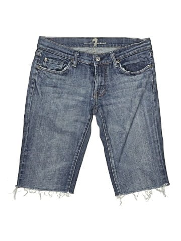 7 For All Mankind Denim Shorts (view 1)